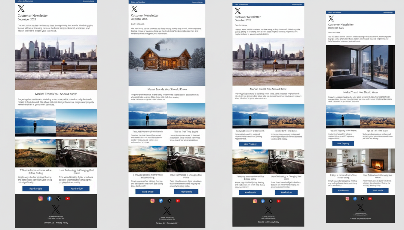 Real Estate Newsletter Templates – Best Real Estate Email Newsletter Template for Agents (Monthly Real Estate Newsletter + Examples Included)