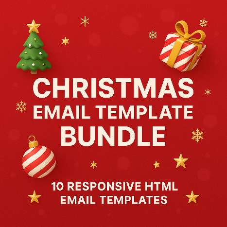 Img 12Christmas Responsive HTML Email Template Bundle (CRM Ready)