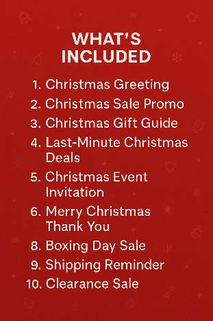Img 11Christmas Responsive HTML Email Template Bundle (CRM Ready)