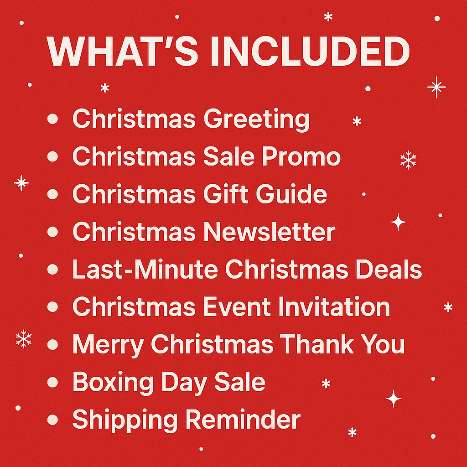 Img 8Christmas Responsive HTML Email Template Bundle (CRM Ready)