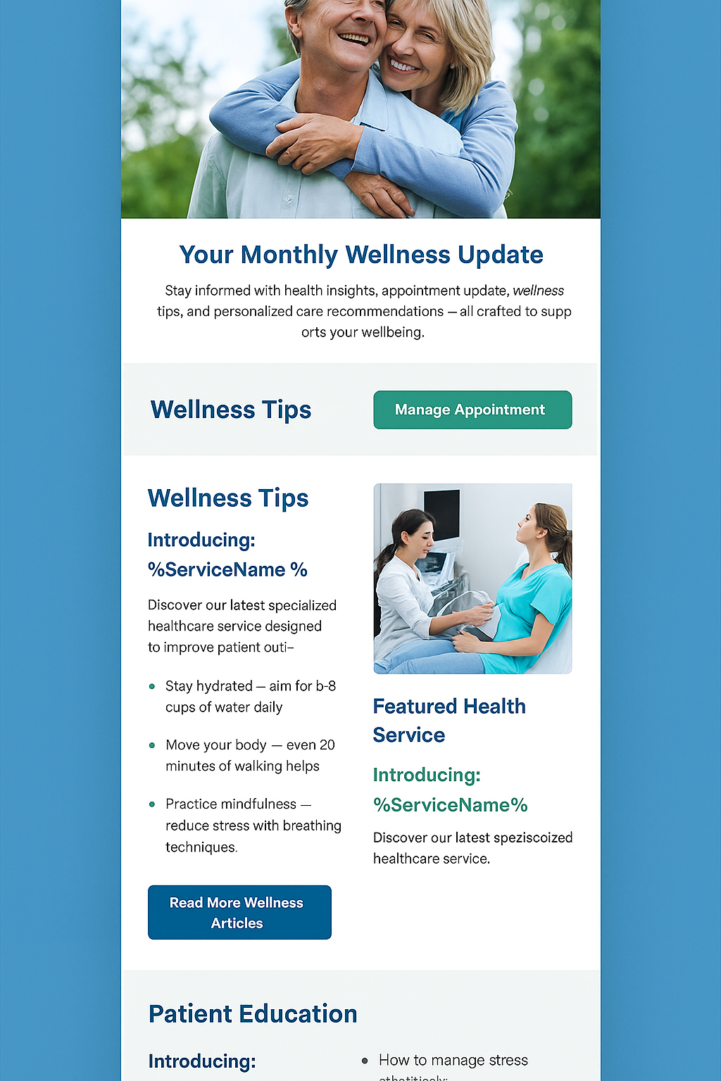 Img 2Healthcare Newsletter Email Template – Responsive Medical Sales Email Template + Professional Healthcare Email Templates (HTML)