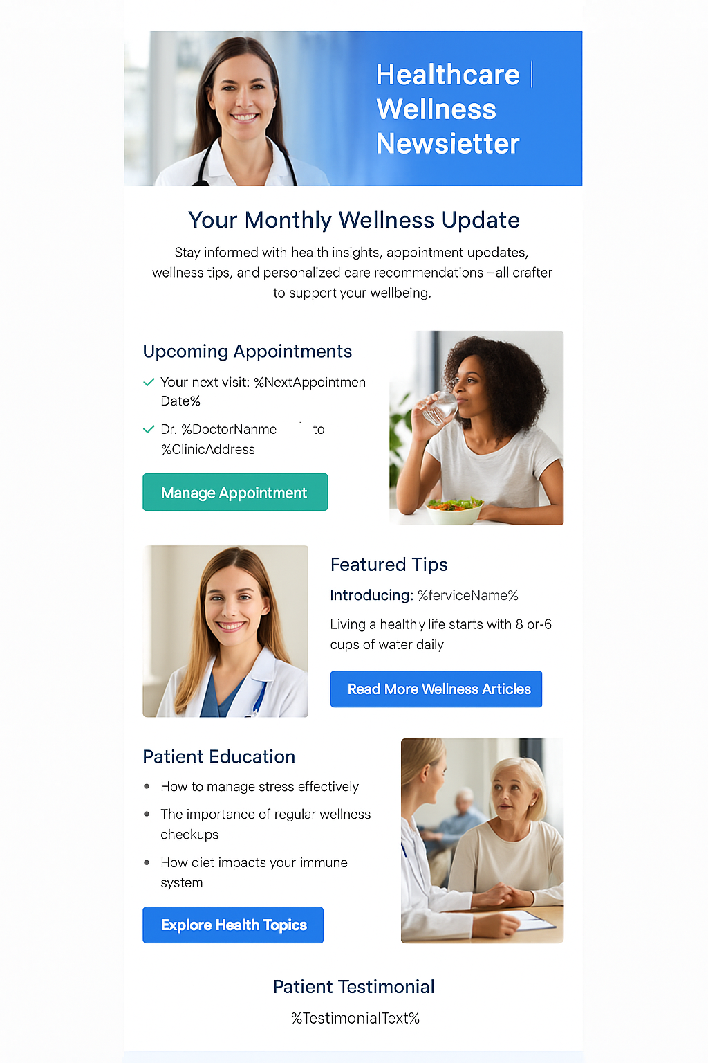 Img 1Healthcare Newsletter Email Template – Responsive Medical Sales Email Template + Professional Healthcare Email Templates (HTML)