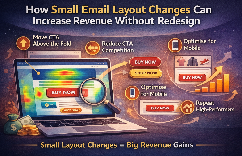 How Small Email Layout Changes Can Increase Revenue Without Redesign